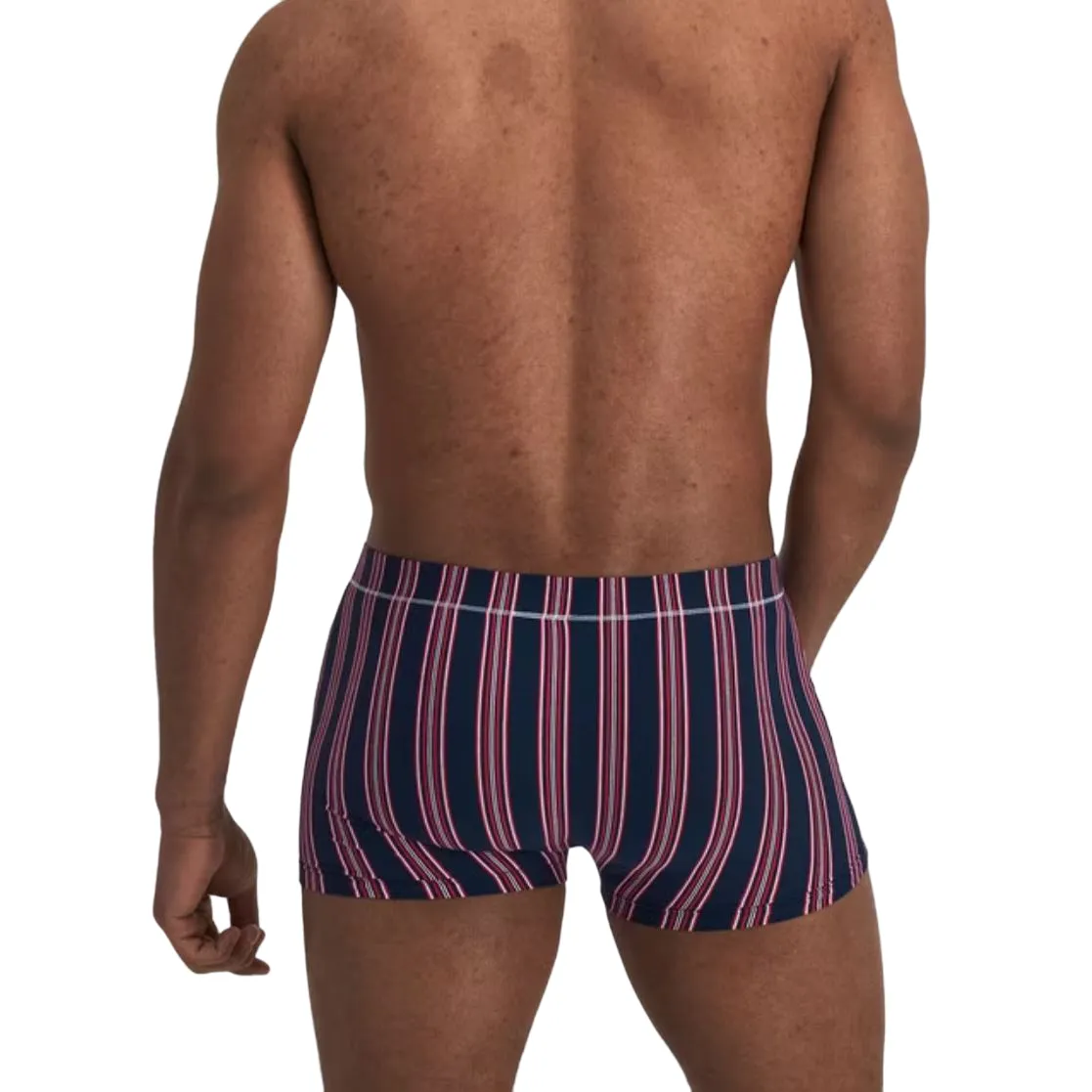 10 x Jockey Mens Skants Trunks Underwear Undies Navy And Red Stripes