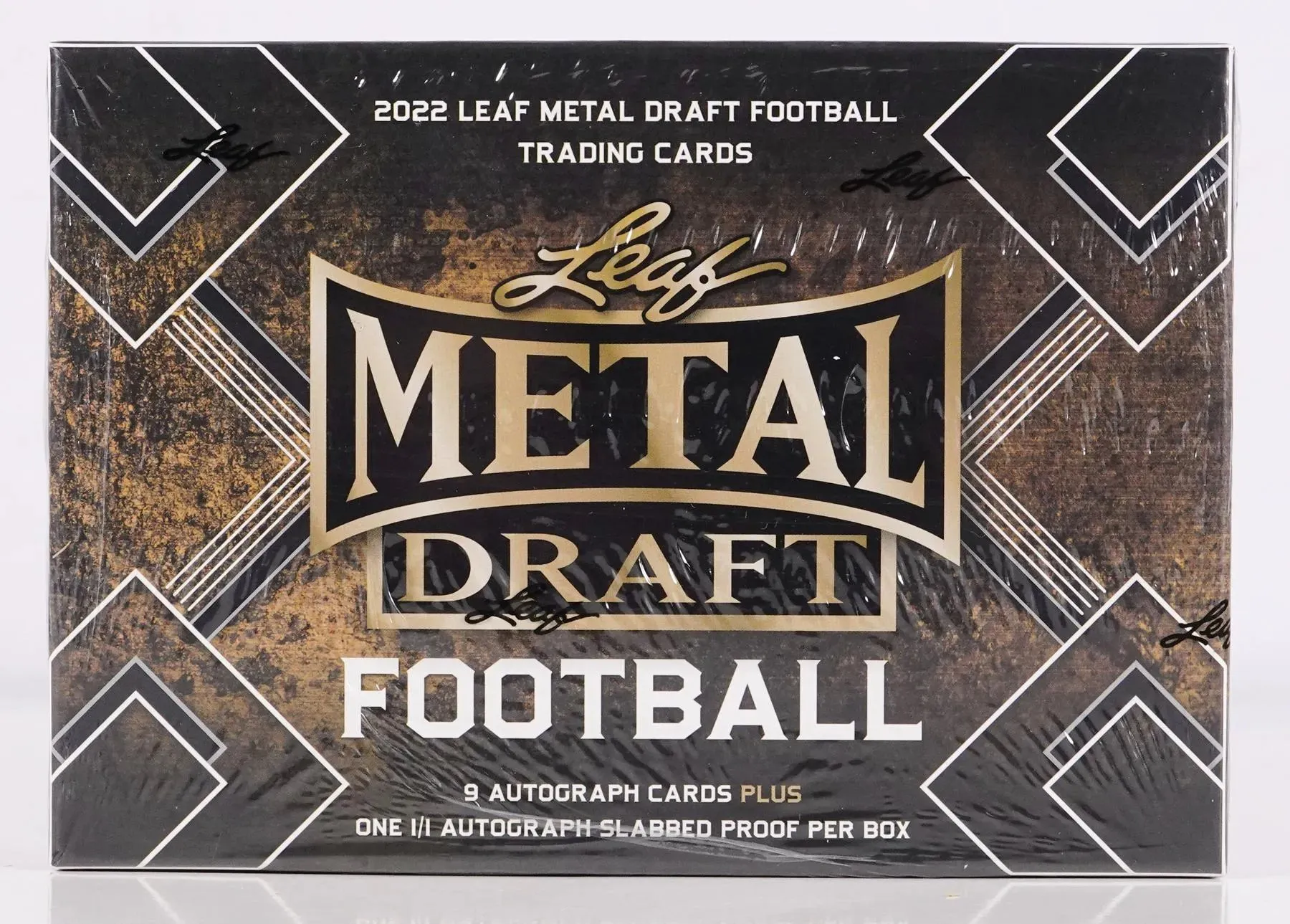 2022 Leaf Metal Draft Football Jumbo Box