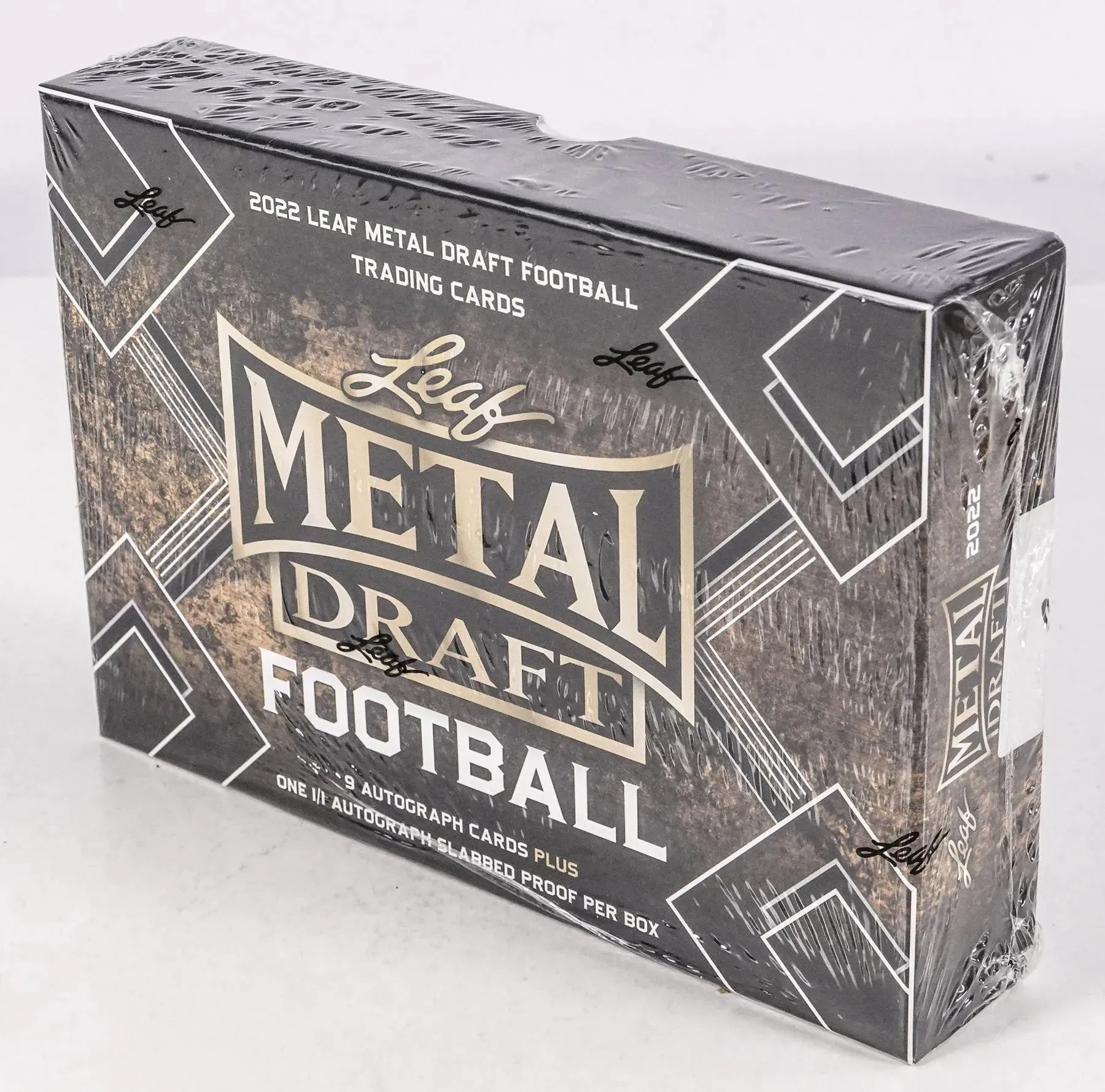 2022 Leaf Metal Draft Football Jumbo Box