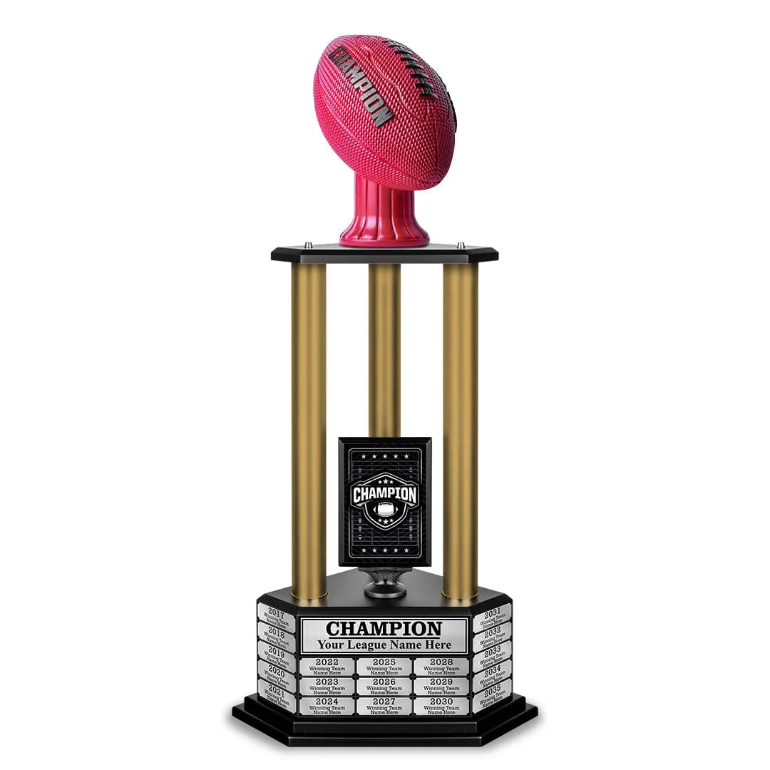 26"-36" Perpetual Champion Football Trophy