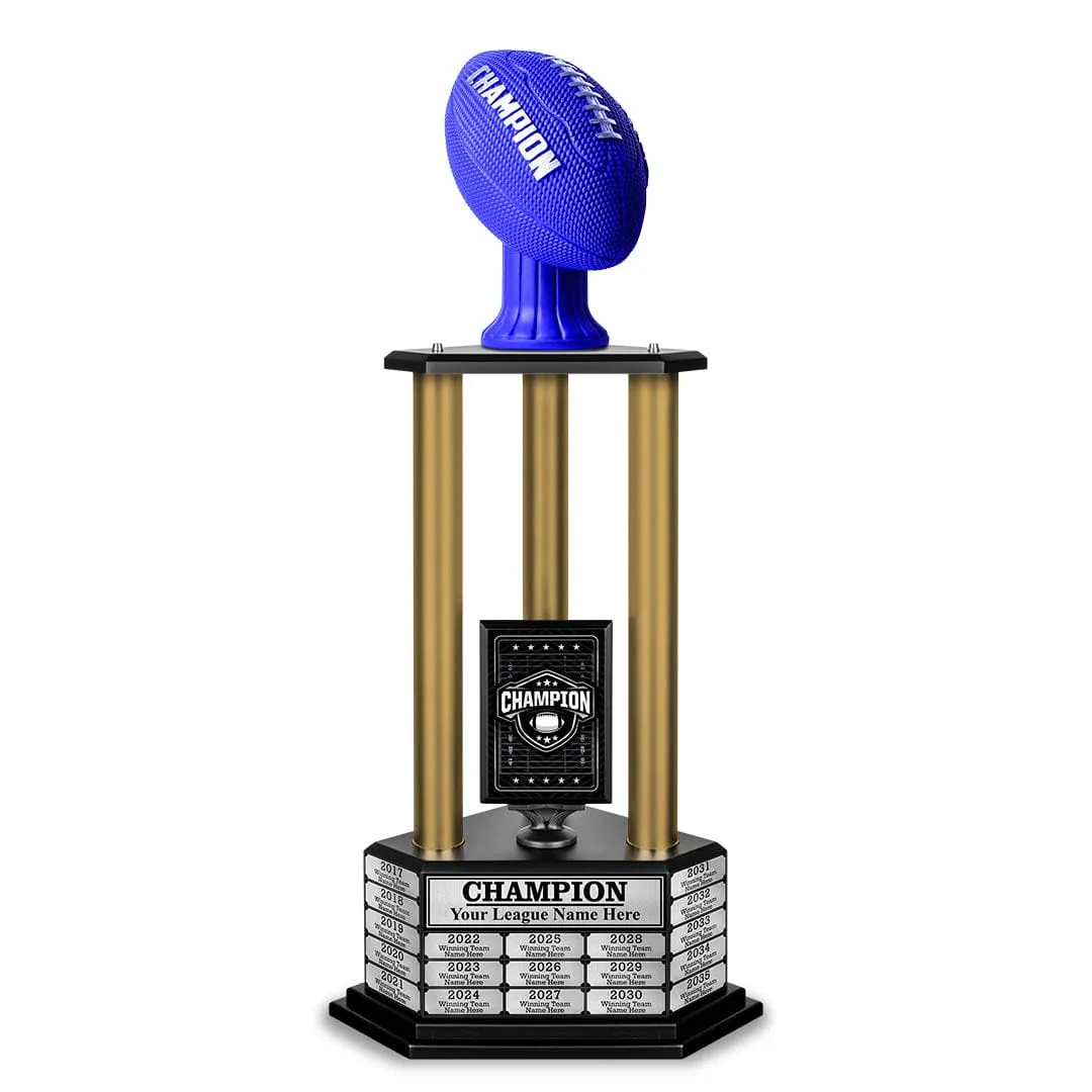 26"-36" Perpetual Champion Football Trophy