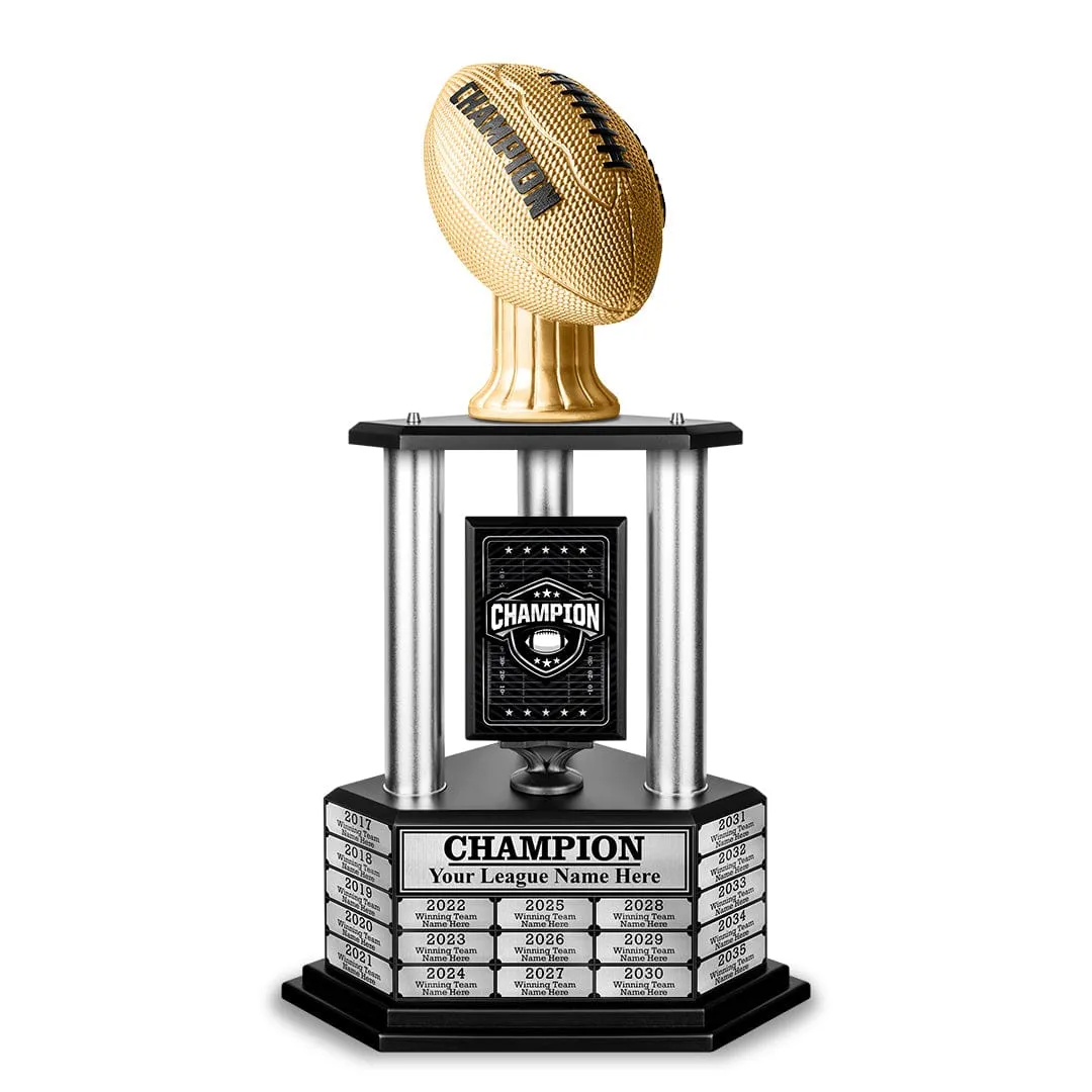 26"-36" Perpetual Champion Football Trophy