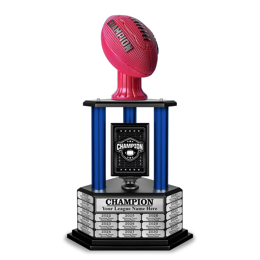 26"-36" Perpetual Champion Football Trophy