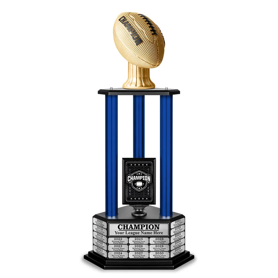 26"-36" Perpetual Champion Football Trophy