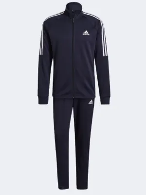 Adidas Aeroready Sereno Cut 3-Stripes Men Football Suit Navy