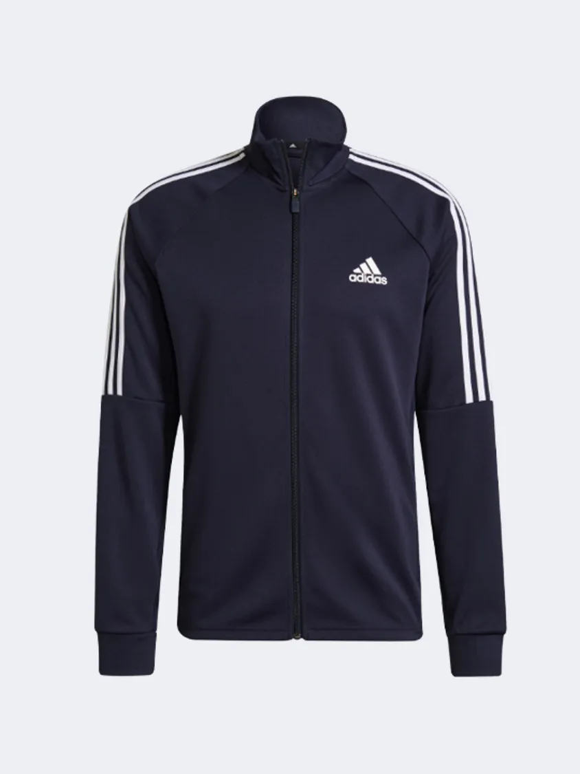 Adidas Aeroready Sereno Cut 3-Stripes Men Football Suit Navy