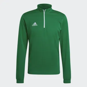 ADIDAS ENTRADA 22 TRAINING TOP TEAM GREEN WHITE