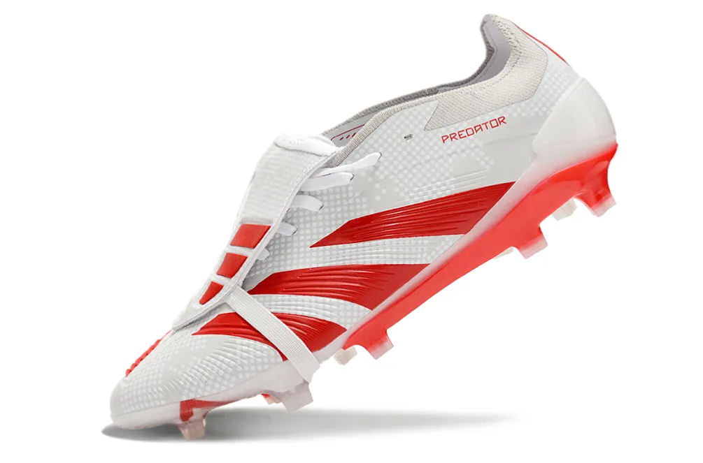 Adidas Predator Accuracy  Shoes - White | Red - FREE SHIPPING WORLDWIDE