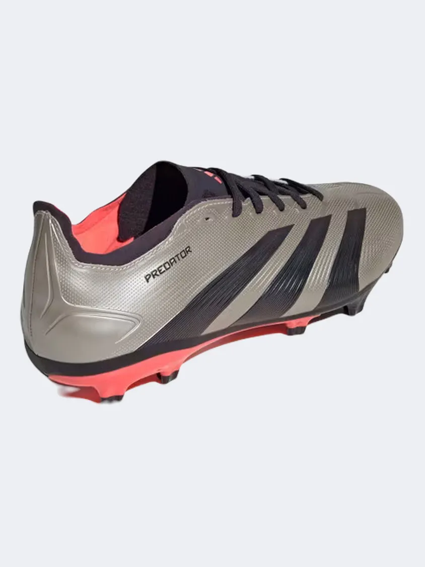 Adidas Predator League Fg Men Football Shoes Platinum/Black/Turbo