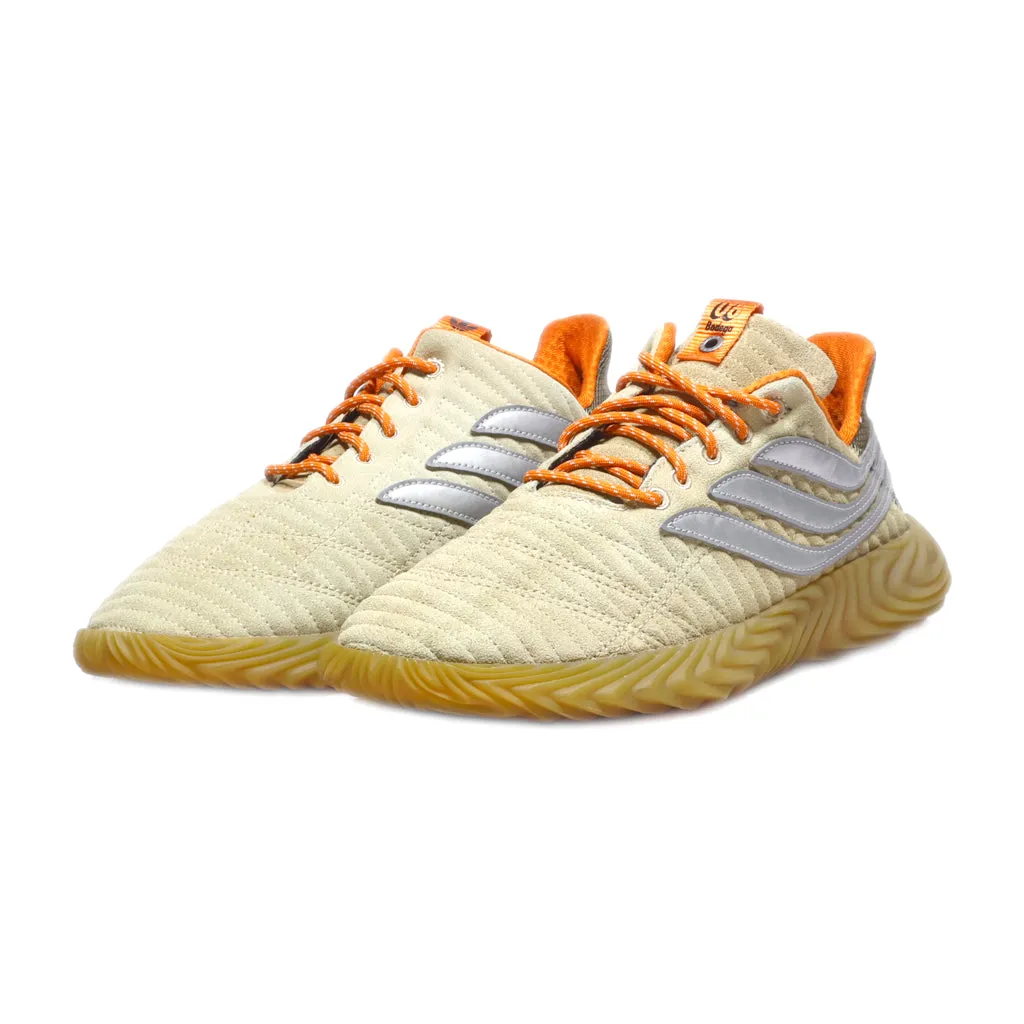 Adidas Sobakov "Bodega" Sport Shoes Suede Beige Colour For Men