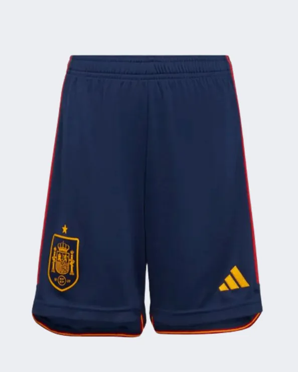 Adidas Spain 22 Home Boys Football Short Navy Hf1415