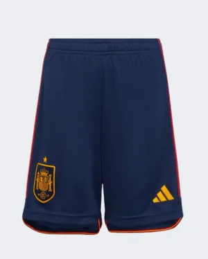 Adidas Spain 22 Home Boys Football Short Navy Hf1415