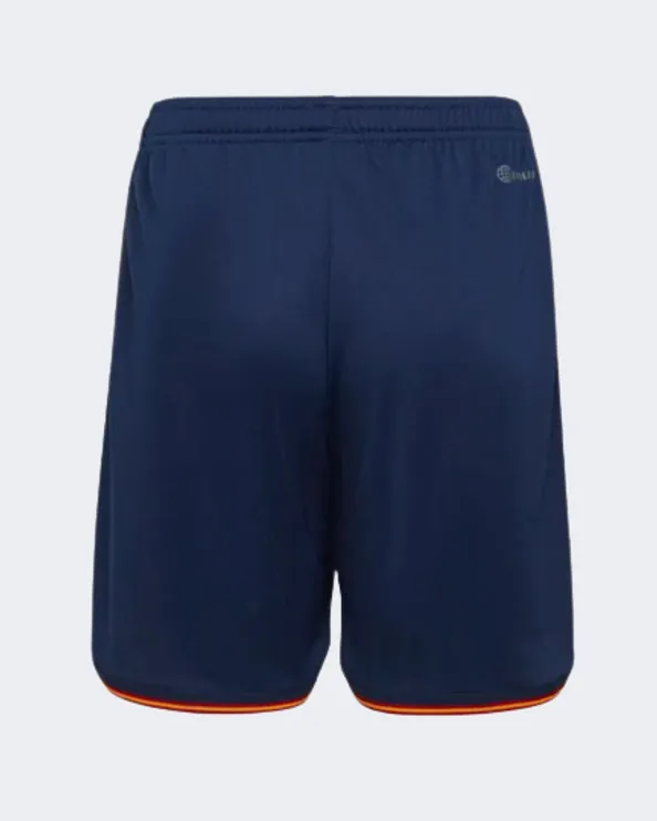 Adidas Spain 22 Home Boys Football Short Navy Hf1415