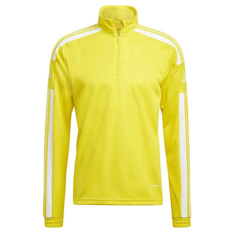 ADIDAS SQUADRA 21 TRAINING TOP TEAM YELLOW/WHITE