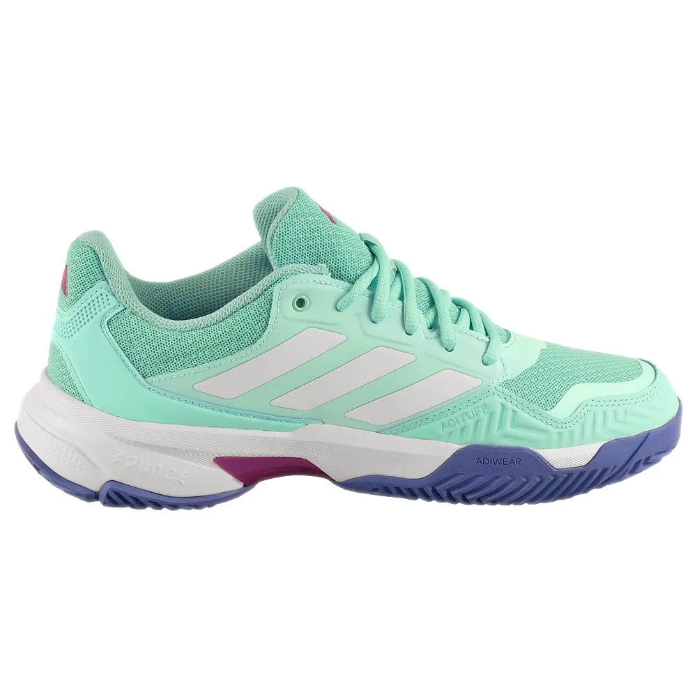 adidas Women's CourtJam Control 3 - Semi Flash Aqua/White