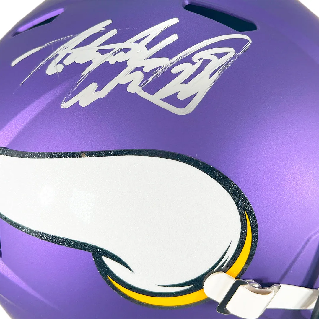 Adrian Peterson Signed Minnesota Vikings Speed Full-Size Replica Football Helmet (JSA)