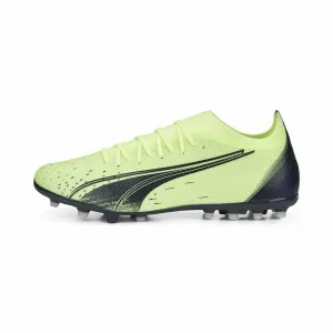 Adult's Football Boots Puma Ultramatch MG Fizzy Unisex Light Green