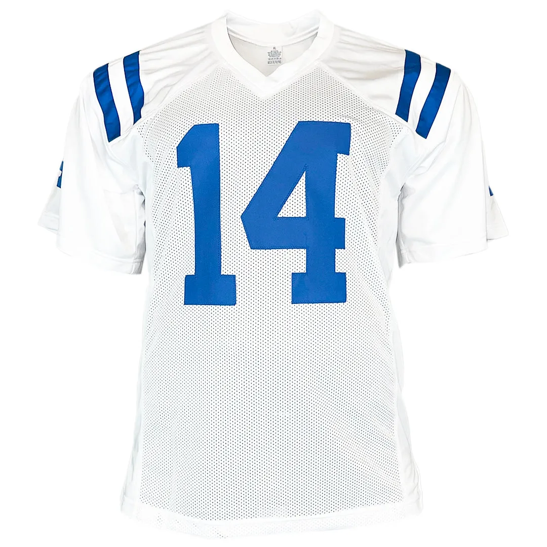 Alec Pierce Signed Indianapolis White Football Jersey (JSA)