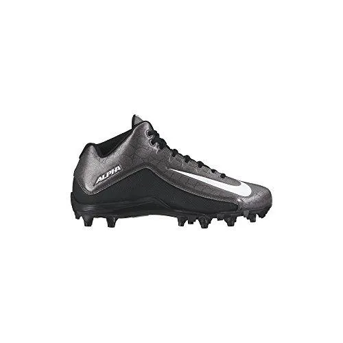 Alpha Strike 2 ThreeQuarter Football Cleat Black/Dark Grey/White Size 13 M Us