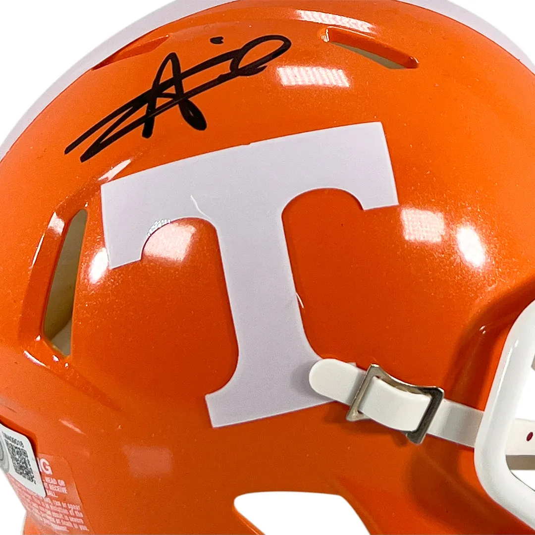 Alvin Kamara Signed Tennessee Volunteers Speed Mini Football Helmet (Beckett)