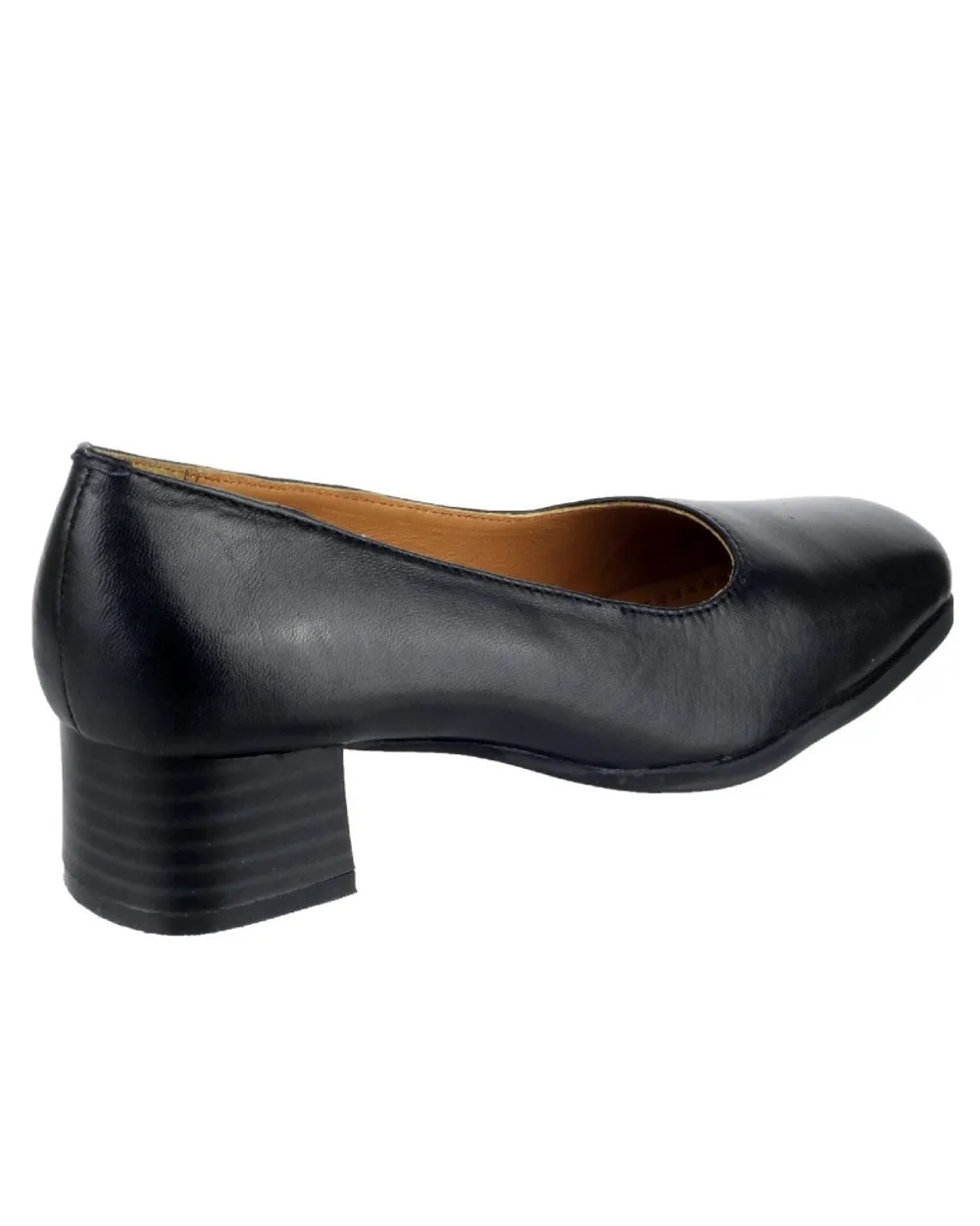 Amblers Womens Walford Leather Court Shoes