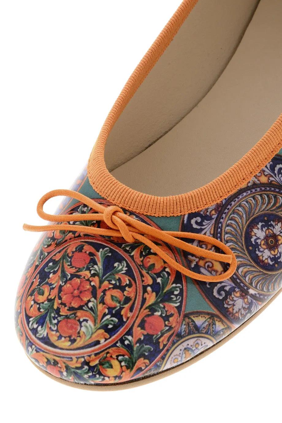 ANTONELLA PIATTI VERDI Printed Ballerinas