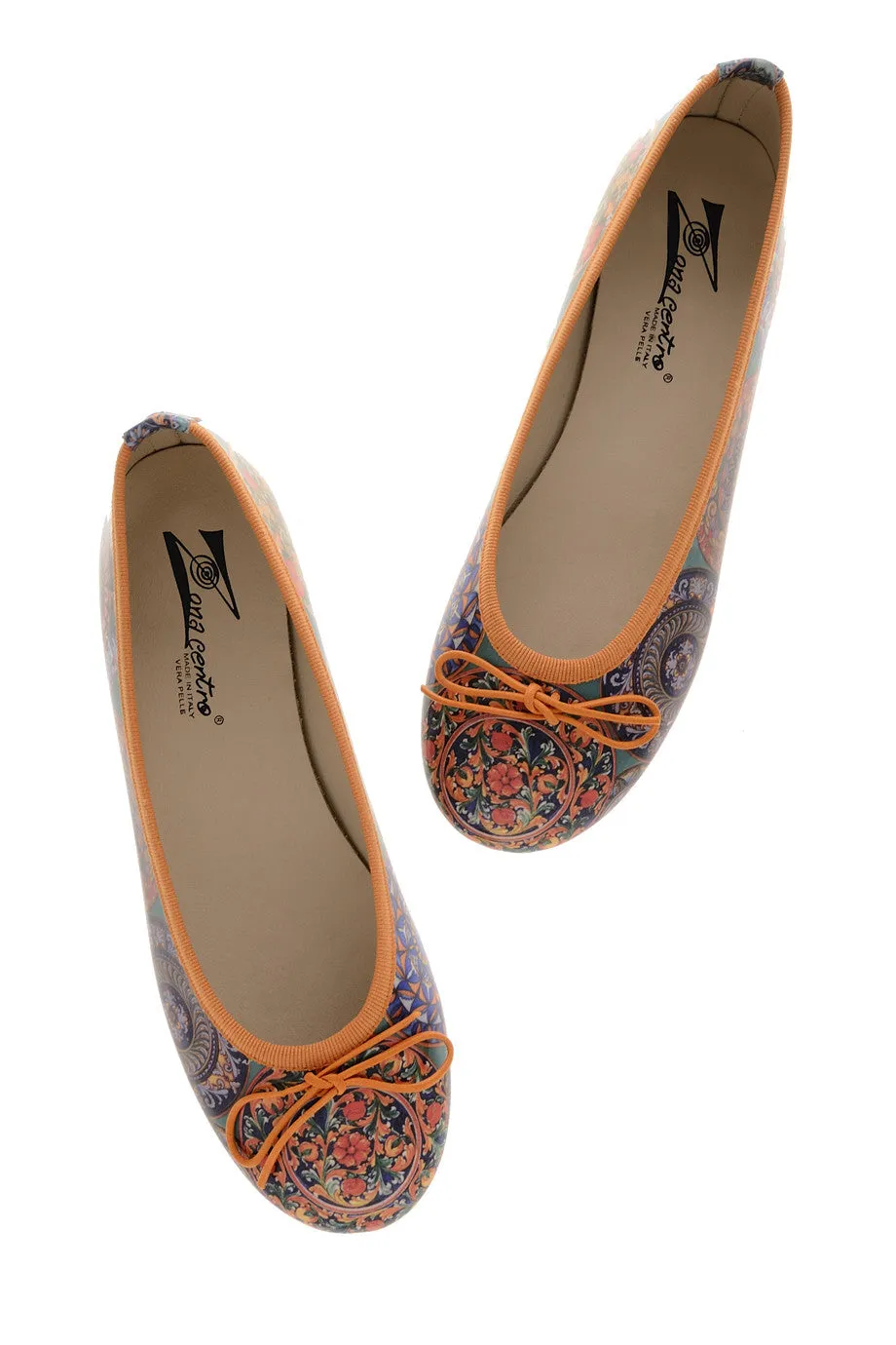 ANTONELLA PIATTI VERDI Printed Ballerinas