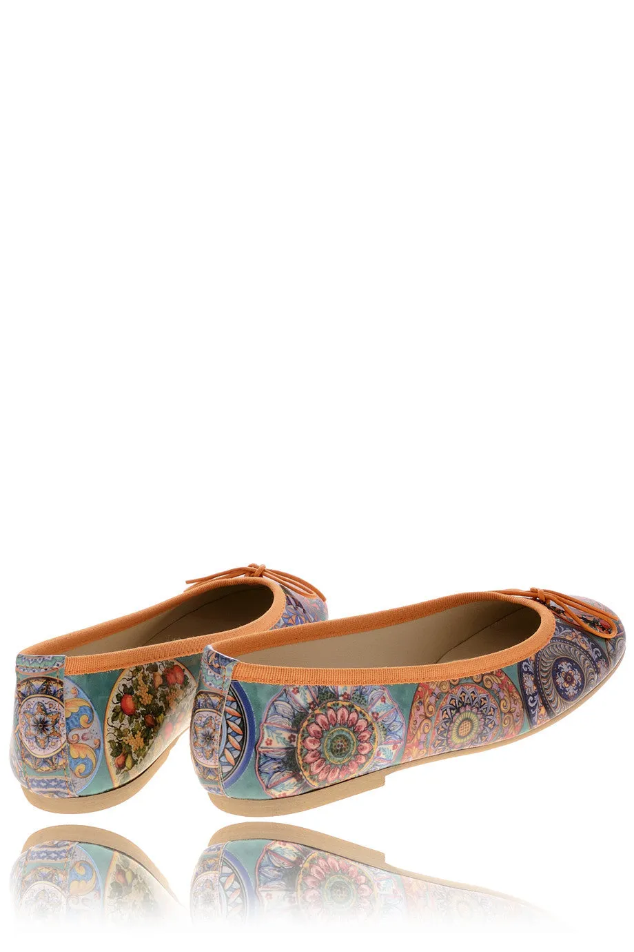 ANTONELLA PIATTI VERDI Printed Ballerinas