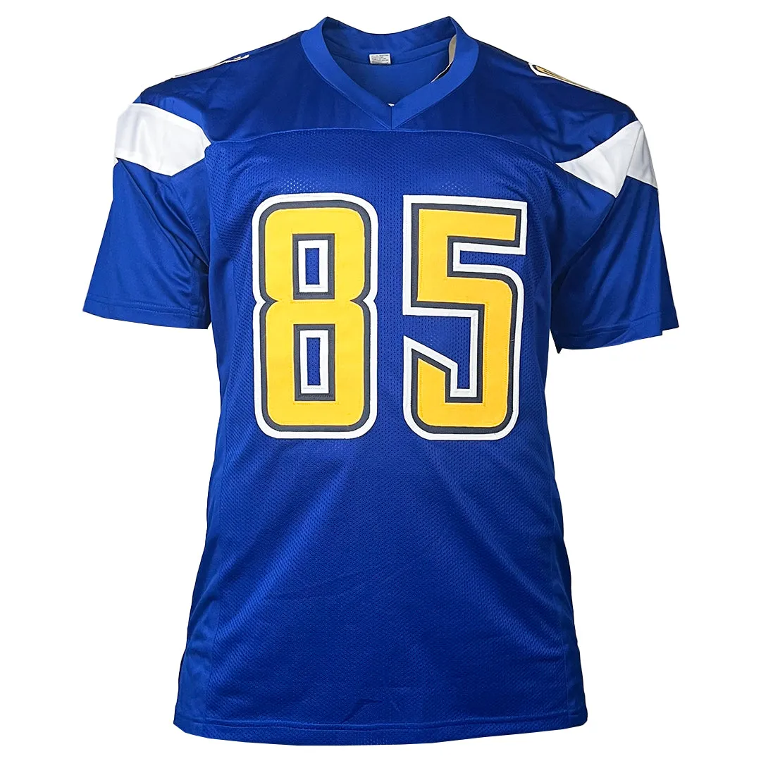 Antonio Gates Signed Los Angeles Royal Blue Football Jersey (Beckett)