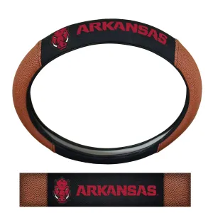 Arkansas Razorbacks Football Grip Steering Wheel Cover 15" Diameter