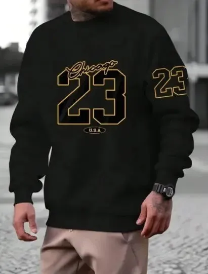 Art Letter Design - USA 23 Sweatshirt