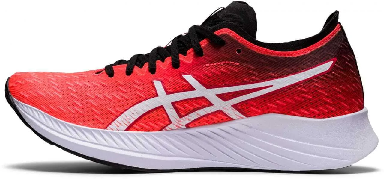 Asics Womens Magic Speed Neutral Running Shoes - Sunrise Red/White