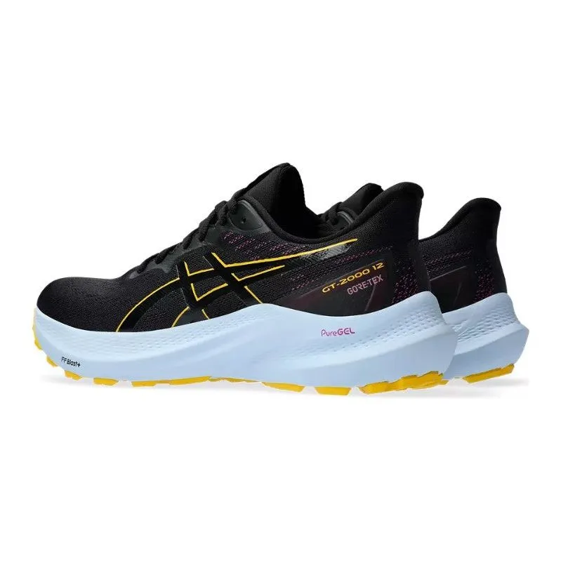 Asics Womens Trainer GT-2000 12 GTX Black/Saffron