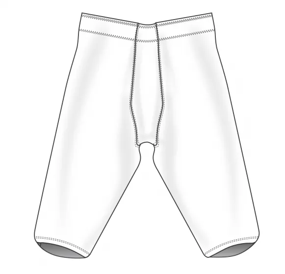 Athletic Knit (AK) F205-000 White Pro Football Pants