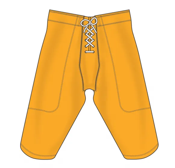 Athletic Knit (AK) F205-006 Gold Pro Football Pants