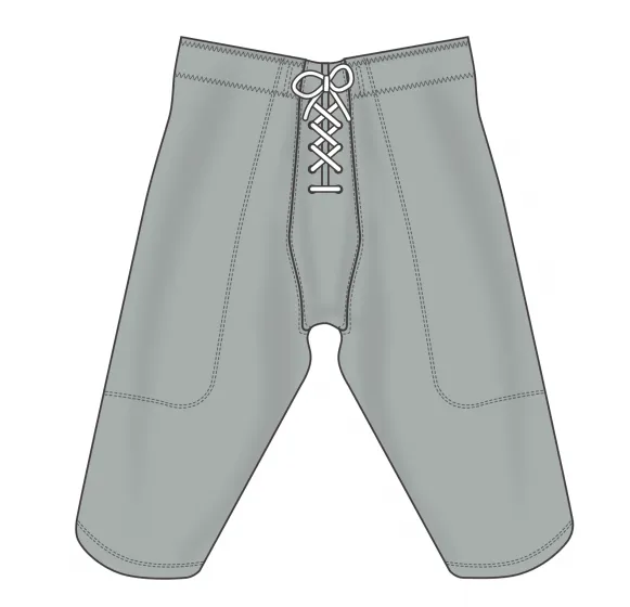 Athletic Knit (AK) F205-012 Grey Pro Football Pants