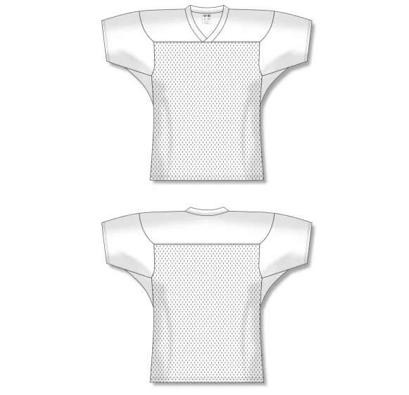 Athletic Knit (AK) F810-000 White Pro Football Jersey