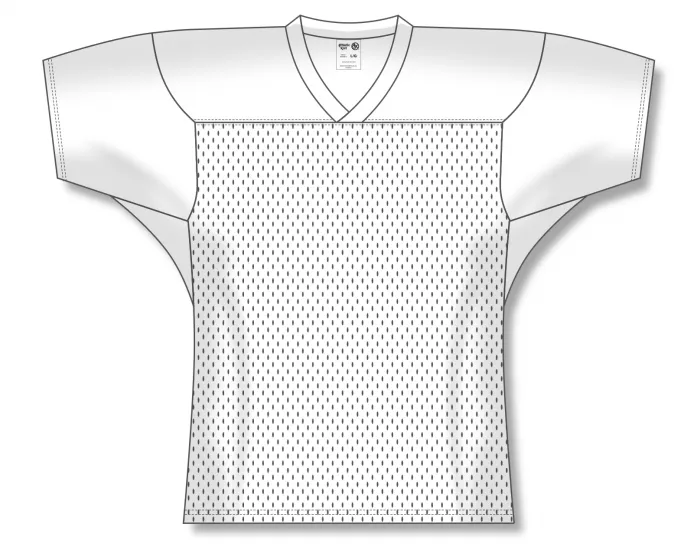 Athletic Knit (AK) F810-000 White Pro Football Jersey