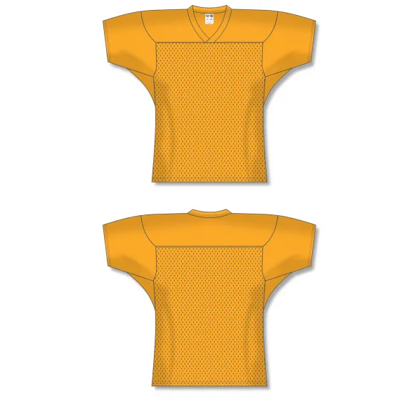 Athletic Knit (AK) F810-006 Gold Pro Football Jersey