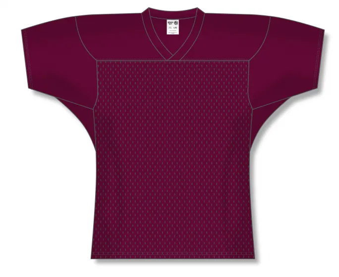 Athletic Knit (AK) F810-009 Maroon Pro Football Jersey