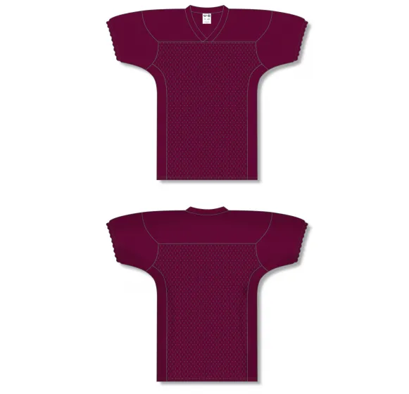 Athletic Knit (AK) F820-009 Maroon Pro Football Jersey