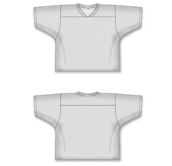 Athletic Knit (AK) TF151-000 White Touch Football Jersey