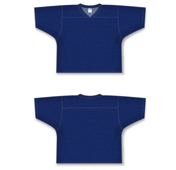 Athletic Knit (AK) TF151-004 Navy Touch Football Jersey