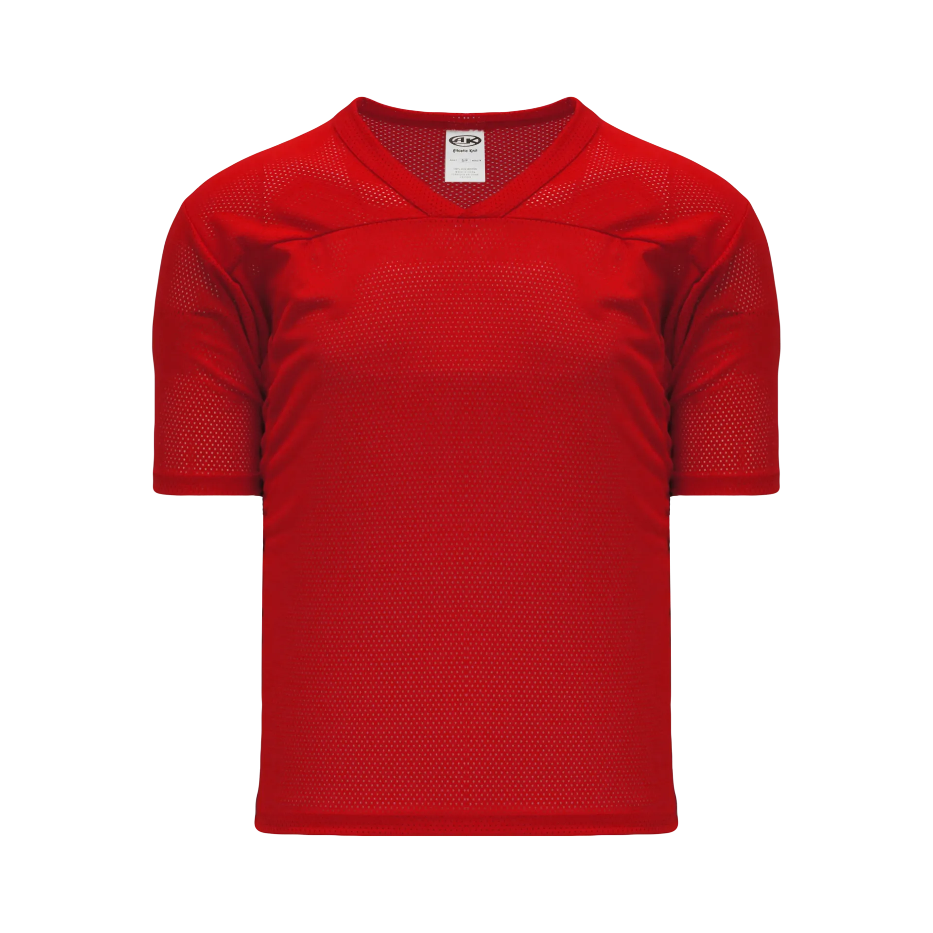 Athletic Knit (AK) TF151-005 Red Touch Football Jersey