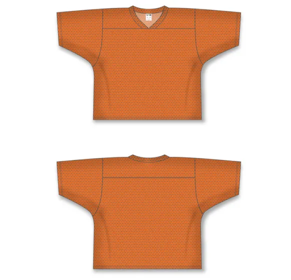 Athletic Knit (AK) TF151-064 Orange Touch Football Jersey