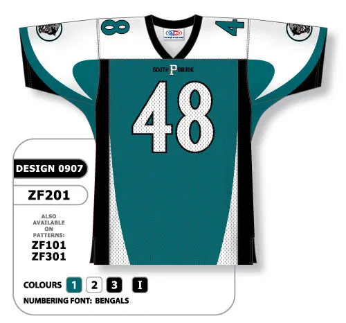 Athletic Knit Custom Sublimated Football Jersey Design 0907