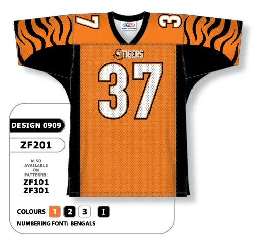 Athletic Knit Custom Sublimated Football Jersey Design 0909