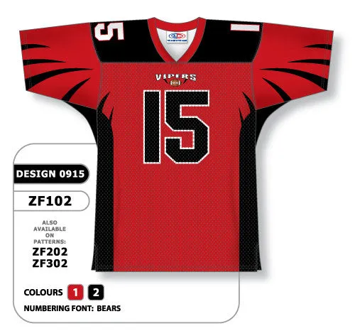 Athletic Knit Custom Sublimated Football Jersey Design 0915