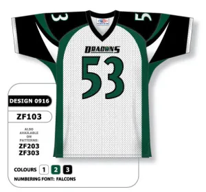 Athletic Knit Custom Sublimated Football Jersey Design 0916