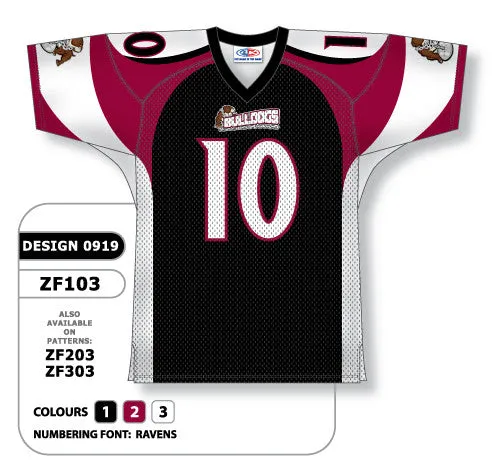 Athletic Knit Custom Sublimated Football Jersey Design 0919